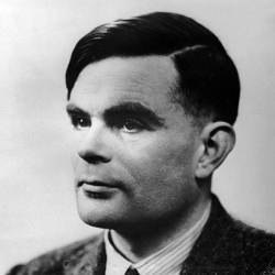 English computer scientist, mathematician, logician, cryptanalyst, philosopher, and theoretical biologist Alan M. Turing.