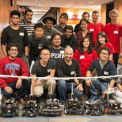 Madhur Behl and the F1/10 race team