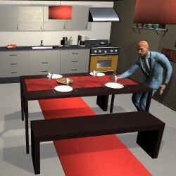 VirtualHome simulation