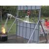 Firefighting Robot Snake Flies on Jets of Water