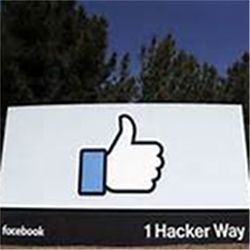 Facebook billboard sign