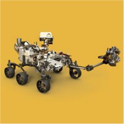 NASA Mars 2020 Rover, arm extended