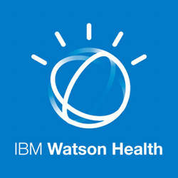 The logo of IBM Watson Health.