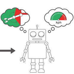 A robot learns to extrapolate.