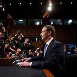 Mark Zuckerberg testifying