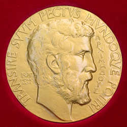 The Fields Medal, awarded every four years at the International Congress of the International Mathematical Union.