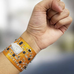 The smart wireless wristband.