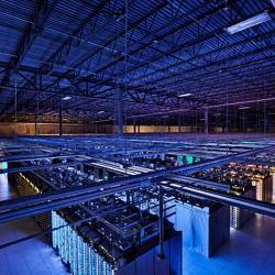 A Google data center in Council Bluffs, IA.