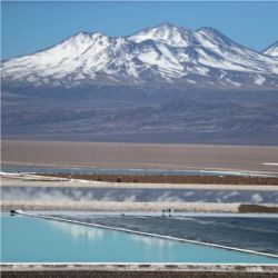 Lithium mine, Altacama Salt Flat, Chile