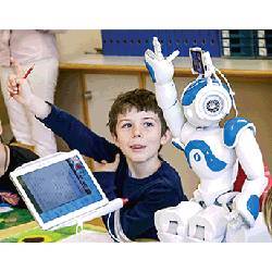 The Avatar Kids project allows hospitalized children to be present in the classroom through a remote-controlled robot.