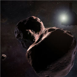 New Horizons passing by 2014 MU69, Kuiper Belt