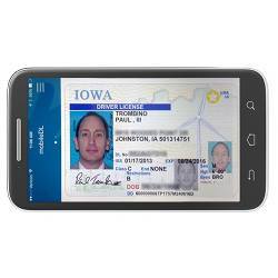 A prototype digital driver's license.