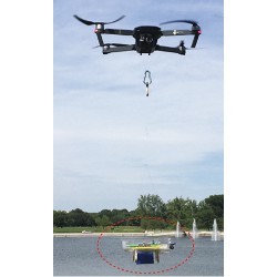 drone carrying WGM sensing system