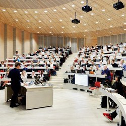 college lecture hall