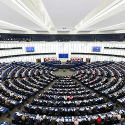 A meeting of the European Parliament.