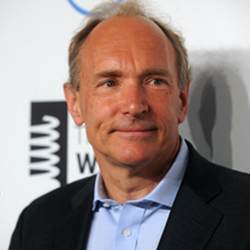 Sir Tim Berners-Lee, creator of the World Wide Web and recipient of the ACM A.M. Turing Award.