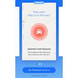 The Noonlight app can call for emergency services in the event of an auto accident.