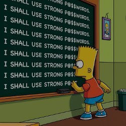 Bart at chalkboard