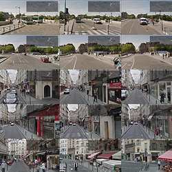 The StreetLearn environment relies on images from Google Street View.