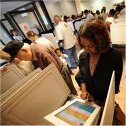 Electronic voting machine, Georgia