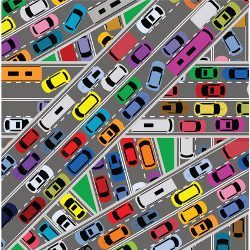 gridlock, illustration