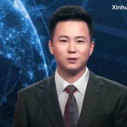 China's first "AI news anchor."