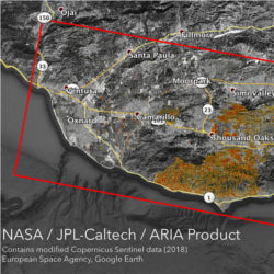 Damage proxy maps, Calif. fires