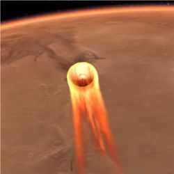 InSight entry, descent, landing