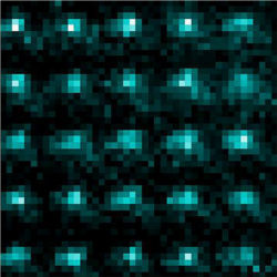 Cesium atoms