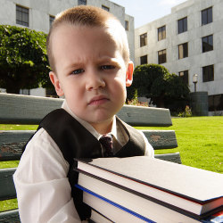 student with textbooks