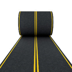 rolled-up road, illustration