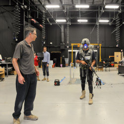 exosuit testing at U.S. Army Research Laboratory