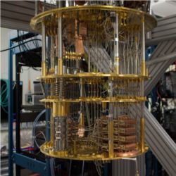 Insides of an IBM quantum computer
