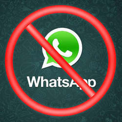 No Whatsapp.