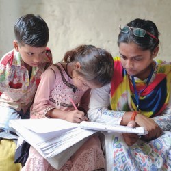 children students in India