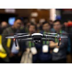 A drones on display at the Consumer Electronics Show in Las Vegas earlier this month.