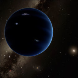 Artist's concept of Planet Nine