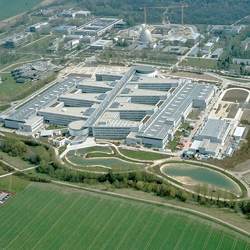 Aerial view of the Technical University of Munich.