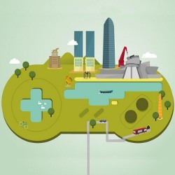 serious games controller, illustration