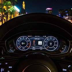 Audi's dashboard display can tell you how to avoid red lights and how long they will take to turn green.