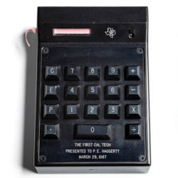 Prototype first pocket calculator