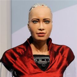 Uncanny robot Sophia