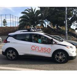 A Cruise self-driving car.