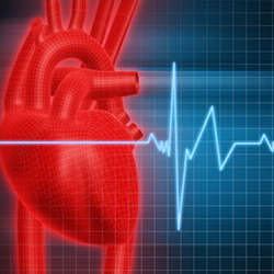 An irregular heartbeat.