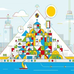 smart city, illustration