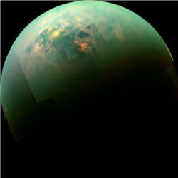 Titan polar seas