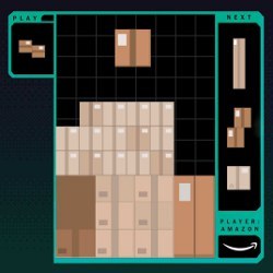 Amazon warehouse videogame, illustration