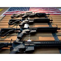 Rifles for sale at a Virginia store.