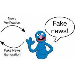 Sesame Street's Grover tells users if the Grover program identifies a piece of news as real or fake.