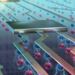 exciton flow, illustration